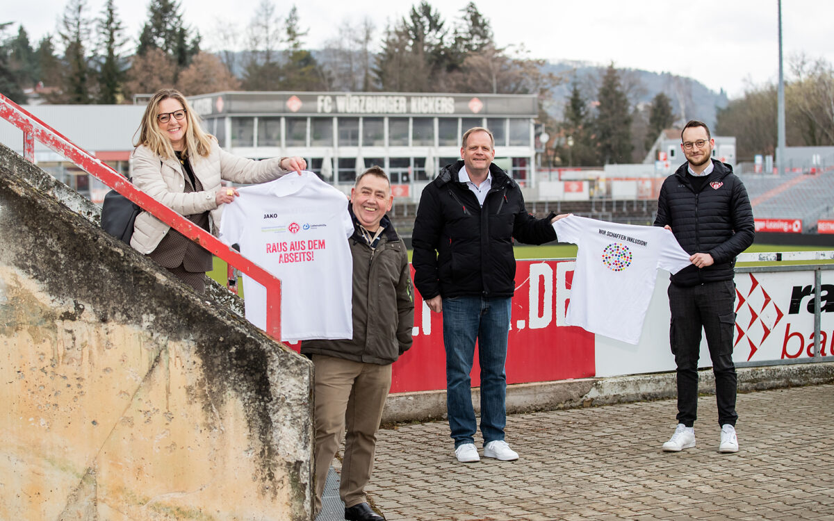 Inklusionsprojekt der Kickers wird vorgestellt Inklusionsprojekt der Kickers wird vorgestellt